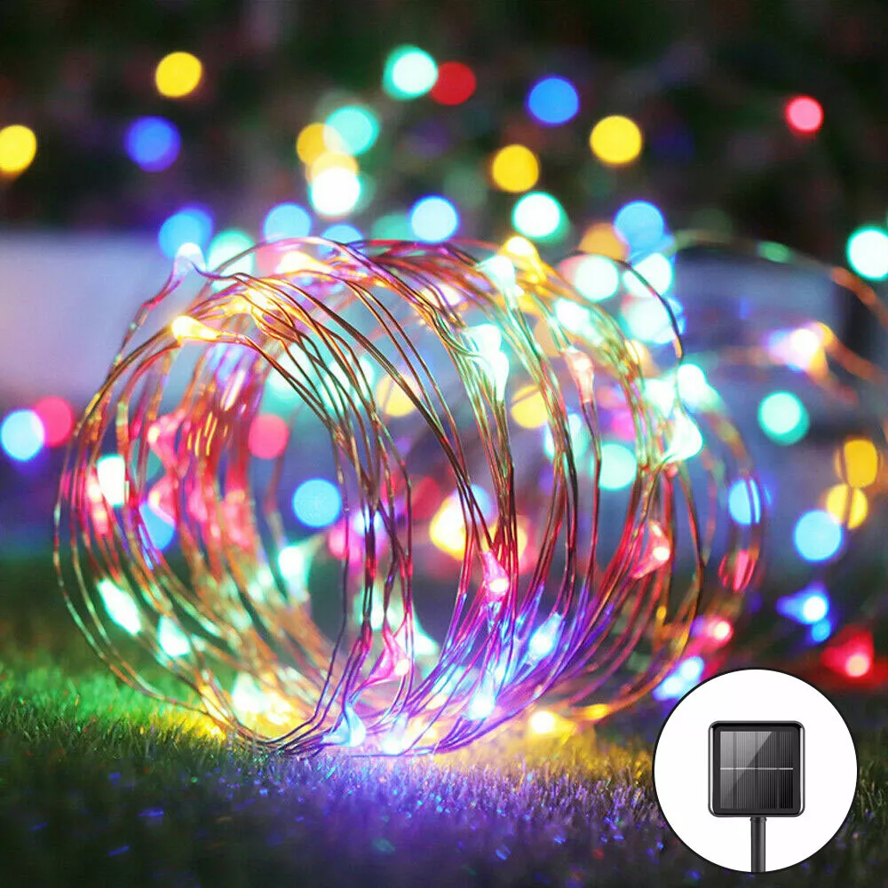 Solar wire 2024 string lights