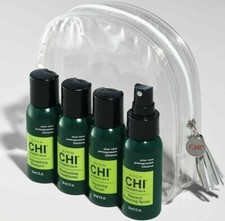 AVON CHI Essentials Hair Travel kit Shampoo, Cond.,Spray, Serum 2 Fl. Oz. Ea New
