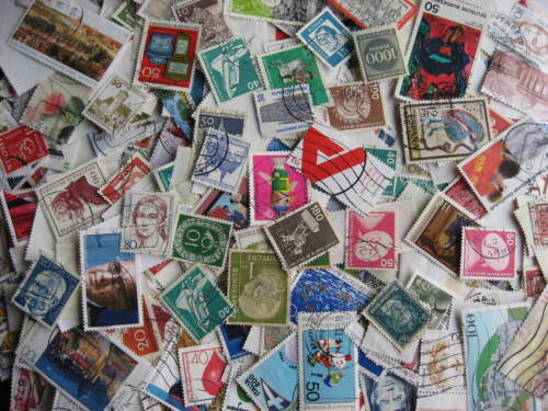 W Germany colossal mixture(duplicates,mixed cond)1000 laid out45%comems,55%defin - Foto 1 di 5