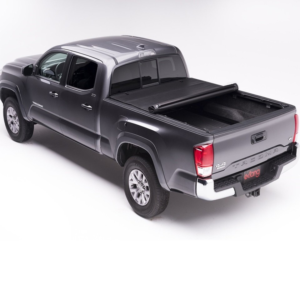 Roll-Up Soft Tonneau Cover With Lock For 2007-2021 Toyota Tundra 6.5ft Short Bed
