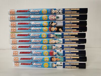 Kuroko's Basket Replace Plus 1-10 Book Set by Tadatoshi Fujikami (French)
