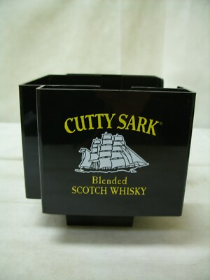 Cutty Sark Scotch Whiskey - Promo Branded Plastic Napkin Barware Bar Caddy - NOS