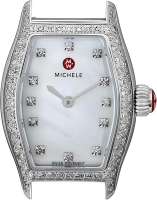 Michele Urban Silver Diamond-Accented Watch. Exceptionally priced. Michele Urban Diamond Silver Dial Quartz Ladies Watch  main image 3