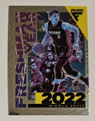 NIKOLA JOVIC 2022-23 Panini Flux -  Freshmen Year #18 Heat
