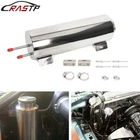 3"x10" Polished Stainless Steel Radiator Coolant Overflow Catch Puke Tank 32OZ