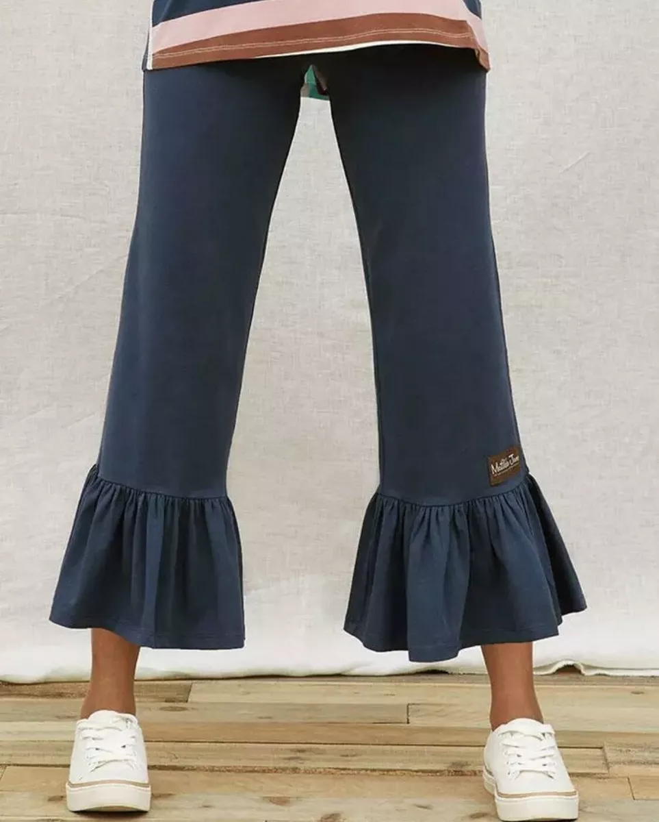 Womens Matilda Jane Just Imagine Sofia Big Ruffle Navy Pants Size S Small  NWT