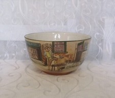 VTG Royal Doulton Dickens Ware Bowl Sam Weller 8cm Tall 15.5cm Across Rim