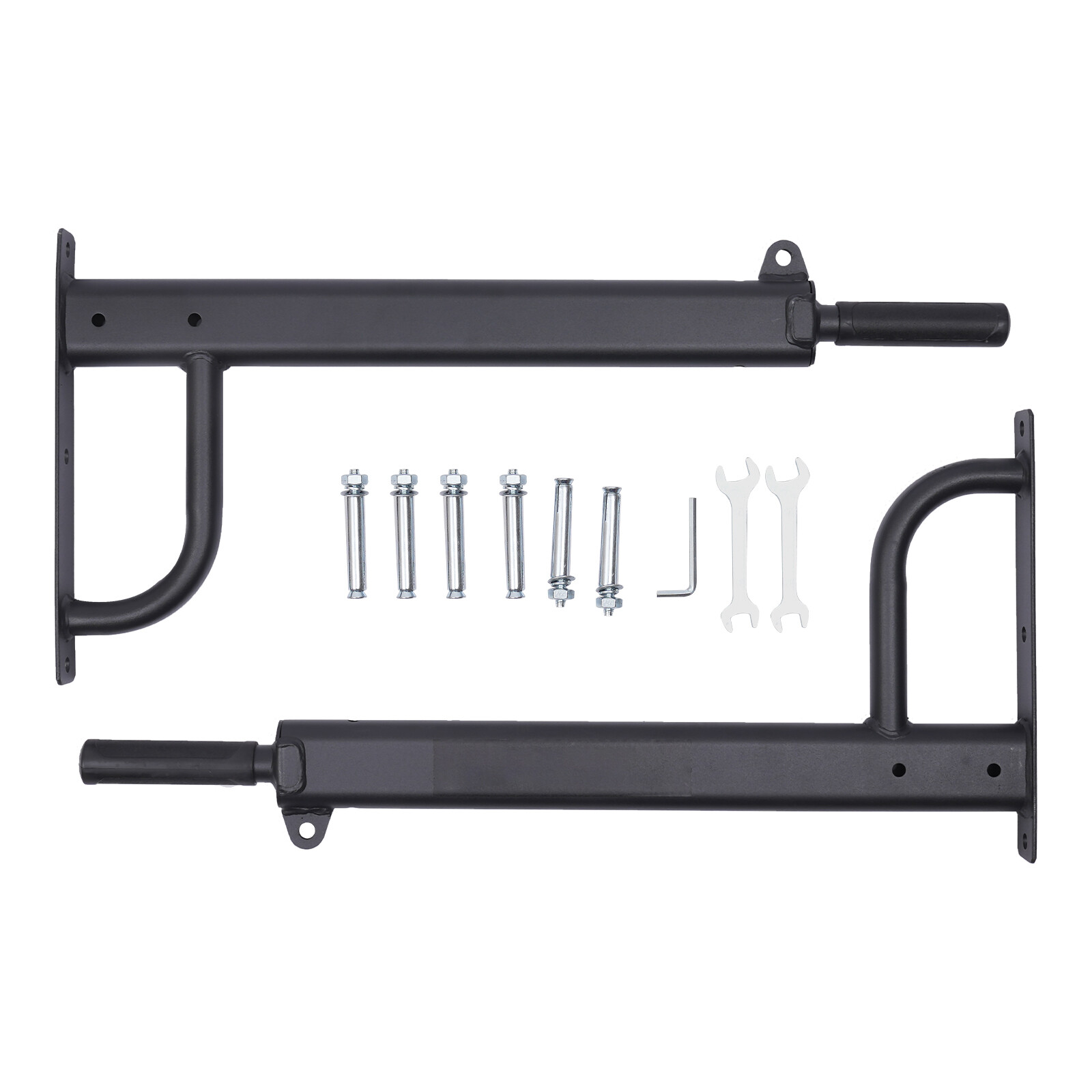 Wall Mount Chin Up Bar Power Pull Up Home Gym Fitness Dip Station