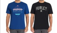 Hurley Men 2 Pack Classic Tshirt Black/Blue Size 2XL NWT