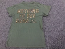 Realtree Mens shirt Small green graphic original logo