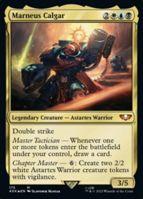 1x Marneus Calgar - Foil NM-Mint, English Universes Beyond: Warhammer 40,000 MTG