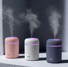 Portable 300ml Electric Air Humidifier Aroma Oil