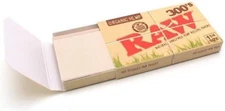 300 Organic 1.25 1 1/4 Size Rolling Papers 5 Pack = 1500 Leaves, Tan, 300 Count 