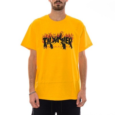 Thrasher Tee Crows Gold Premium 