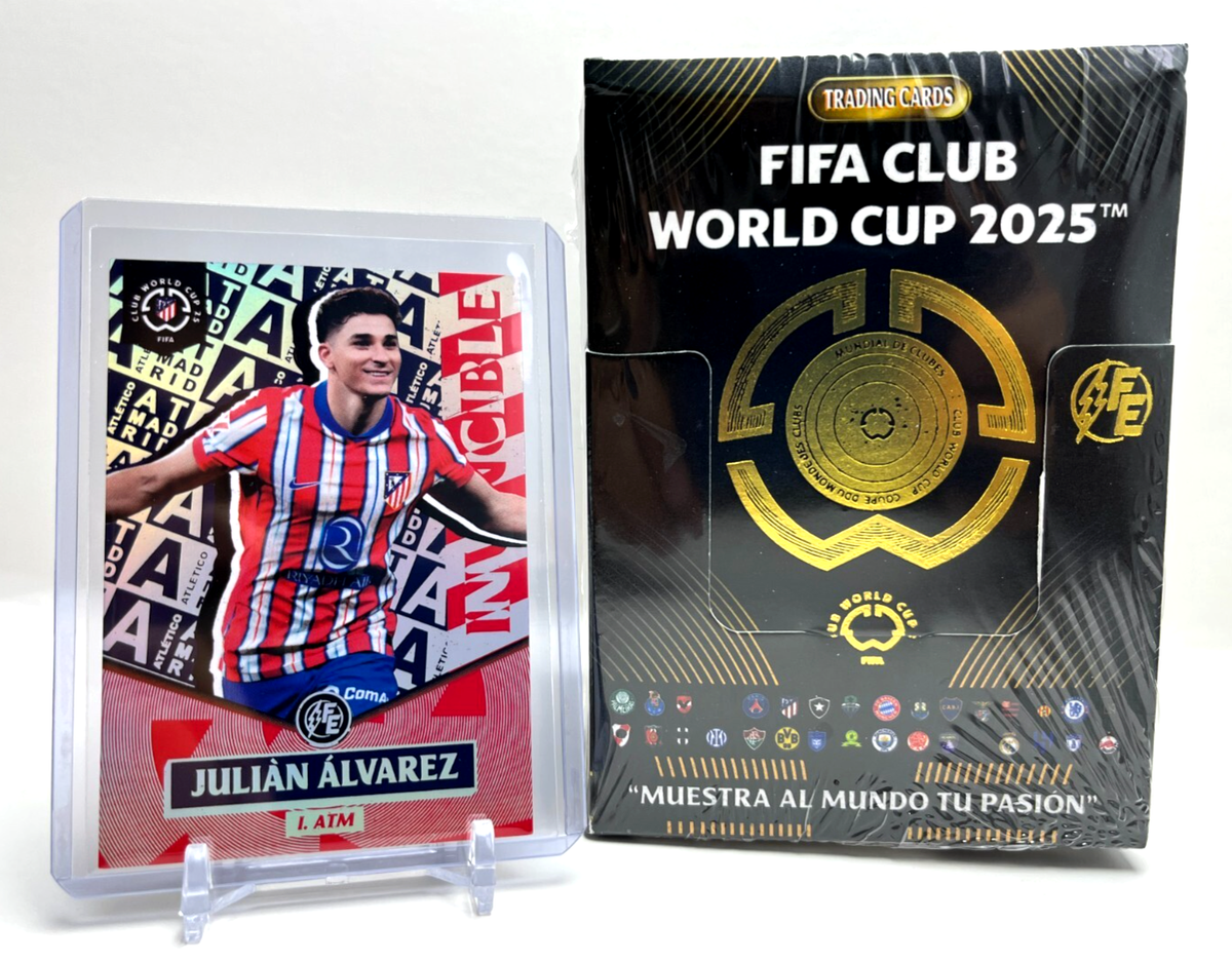 2025 BOX FIFA CLUB WORLD CUP FE + JULIAN ALVAREZ Invincible Card