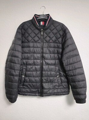 Tommy Hilfiger Daunen Jacke für Herren - Schwarz, Gr. XL