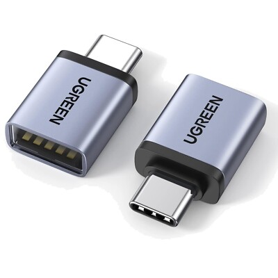 Leichter und robuster UGREEN USB C zu USB Adapter, 2er Set für flexibel Nutzung