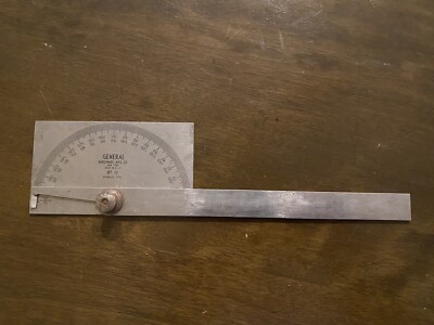 General Tools 17 Adjustable Square Head Protractor, 6″, Steel - View #8