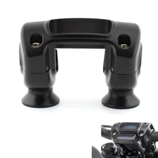 2" Riser 1-1/4" (1.25) Handlebar Clamp For Harley Dyna Softail Touring Fat Bob