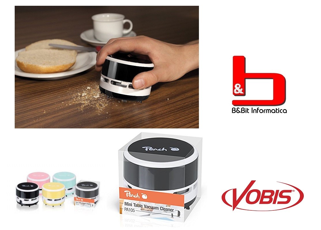 Peach Pa105 Mini Aspirapolvere Aspirabriciole Portatile Da Tavola