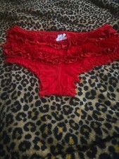 Vintage Panty Size Medium Hot Red