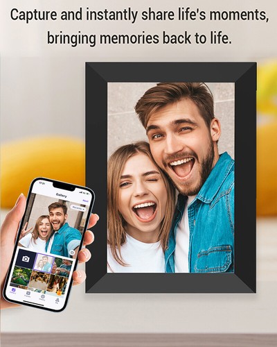 10.1" FRAMEO Digital Photo Frames Picture MP4 WIFI 1080 HD 32G IPS Touch Screen - Picture 19 of 22