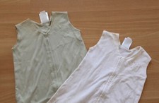 LOT OF 2 HALO SLEEPSACK sz S / SMALL BIRTH TO 6 MON / 10 to 18 lbs Green Cream
