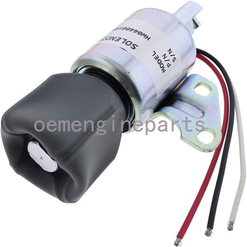12V Fuel Stop Solenoid Valve For Skyjack SJ6832 RT Kubota Engine M8200 139321 - Picture 3 of 5