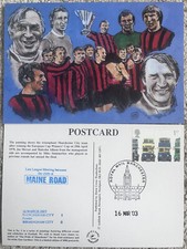 Manchester City v Birmingham City 16th March 2003 Dawn First Day Postcard