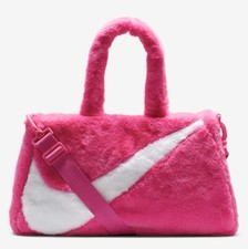 Nike Sportswear Faux Fur Tote (10l) - Pink Laser Fuchsia White