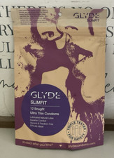 GLYDE Slimfit - Snug Fit Condoms - 12 Count - New