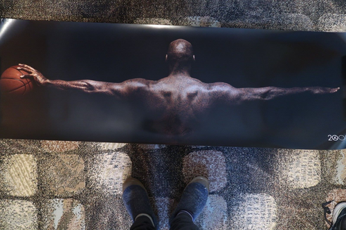 Original 2005 Michael Jordan Poster "TATTOO WINGS" very good condition