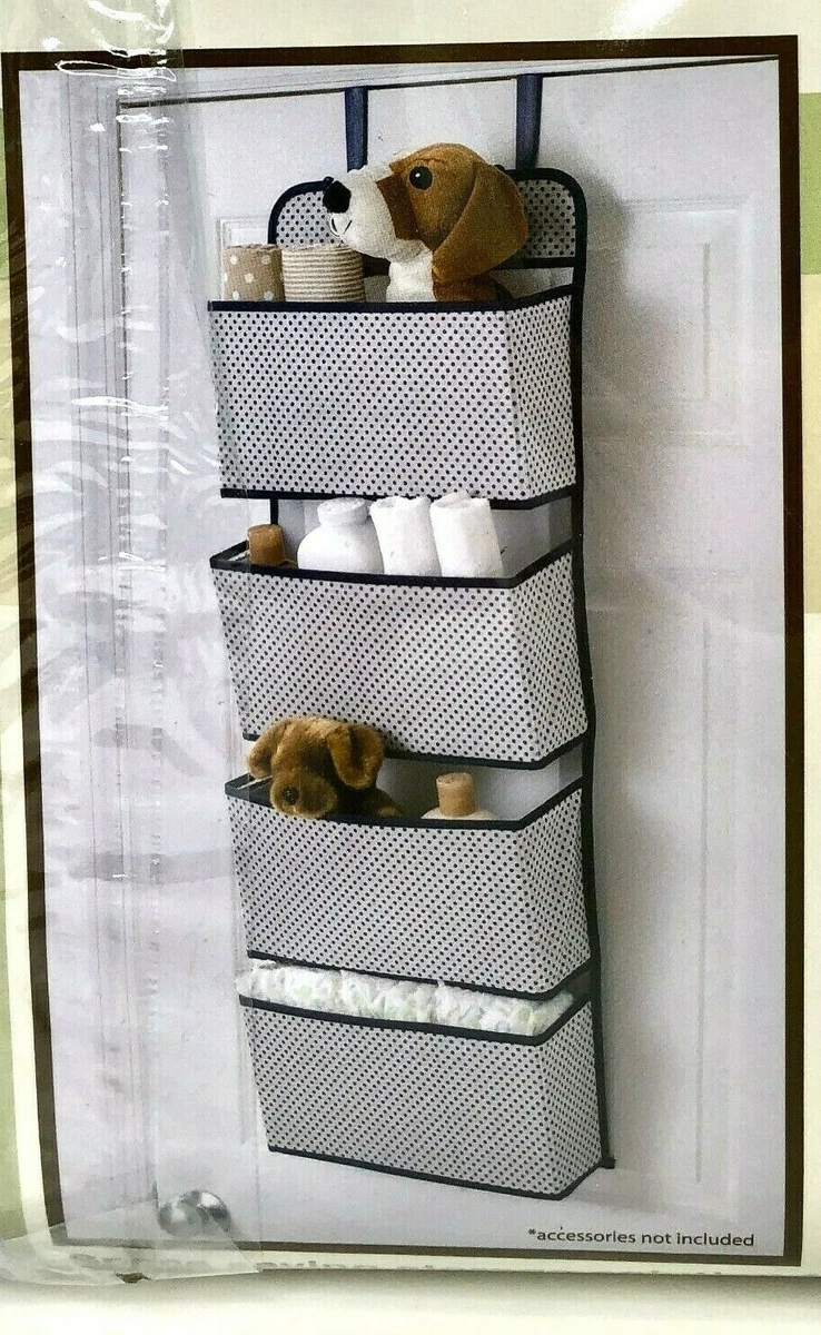 Pocket Hanging Wall Organizer Storage Over Door Closet Toys Bag Shelves Navy