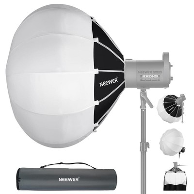 Neewer 90cm Lantern Softbox One Step Quick Release， 360° Light Diffuser