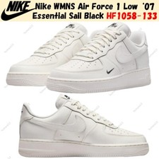 Nike Air Force 1 '07 Essential Sail Black W for sale | eBay