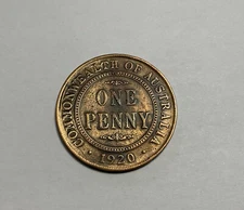 1920. Penny Dot Below Bottom Scroll.Excellent Condition. Extra Metal on the Date