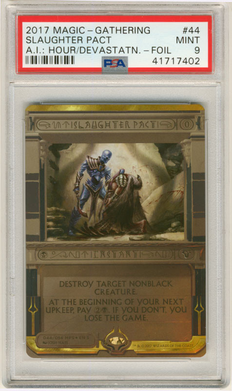 マジック：ザ・ギャザリング mtg daze foil Amonkhet Invocations PSA10 MAGIC MTG GATHERING AMONKHET INVOCATIONS DAZE #12 FOIL PSA 9