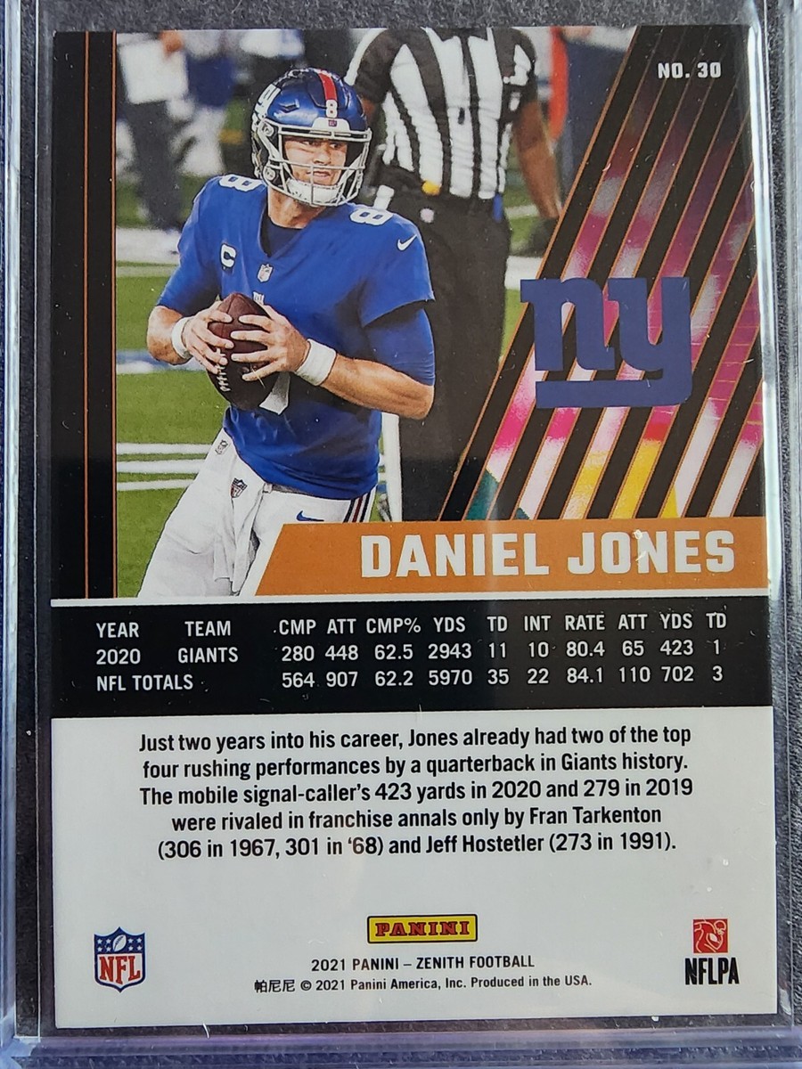 DANIEL JONES ダニエルジョーンズ 【RICK CANE】 2022 Panini Classics #72 Daniel Jones Card TCCCX | eBay