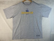 Vintage FIFA World Cup 2006 Germany Size XL Gray T-Shirt