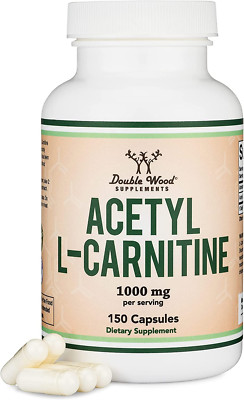 Acetyl L-Carnitine 1,000Mg per Serving, 150 Capsules (ALCAR for Brain Function S
