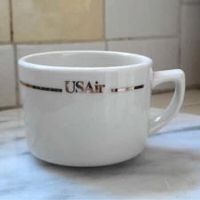 Vintage Mug US Airways Defunct Airlines First Class Passenger Demitasse Espresso