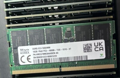SK Hynix 16GB DDR5 4800 Laptop ECC EC4 SOIMM RAM PC5-4800B-TD