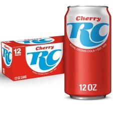 RC Cola Cherry Soda Pop, 12 fl oz, 12 Pack Ca...