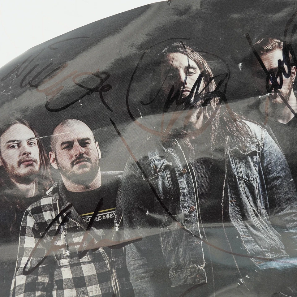 Demonocracy band metal blade 1982 Los Angeles AUTOGRAPH  ALBUM POSTER Foto 2 de 4