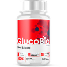 Gluco Bio Blood Sugar Balance Pills, GlucoBio Heart Health Support 60 Capsules