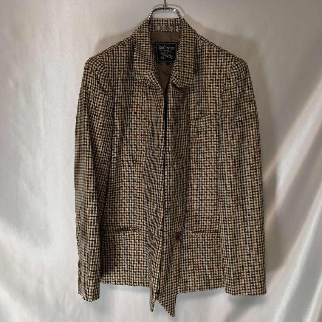 Burberry Jacket Blazer Collared Long-sleeves Pockets Buttons Size 7 For Women thumbnail 17