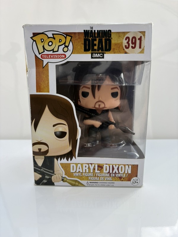 Funko Pop! Vinyl Daryl Dixon #391 the Walking Dead Collectible Damaged Box