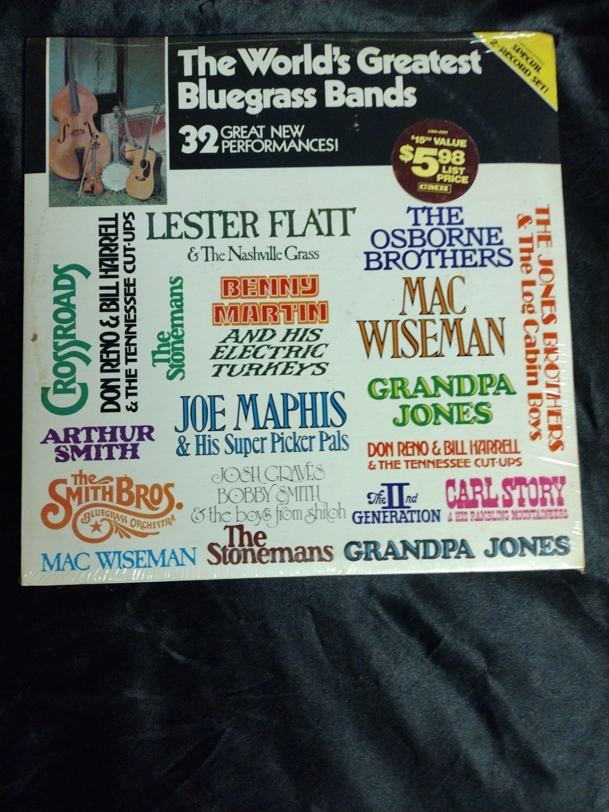 The World's Greatest Bluegrass Bands - 32 Great Performances - 2 x Vinyl LP Set