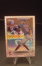 2022 Topps Chrome - Triston McKenzie #142 X-Fractor