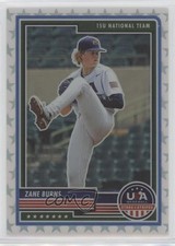 2023 Panini USA Baseball Stars & Stripes White Prizm 7/99 Zane Burns #23 0q1p